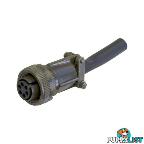 PW4640 6 PIN INLINE SOCKET MS97 MILITARY STYLE