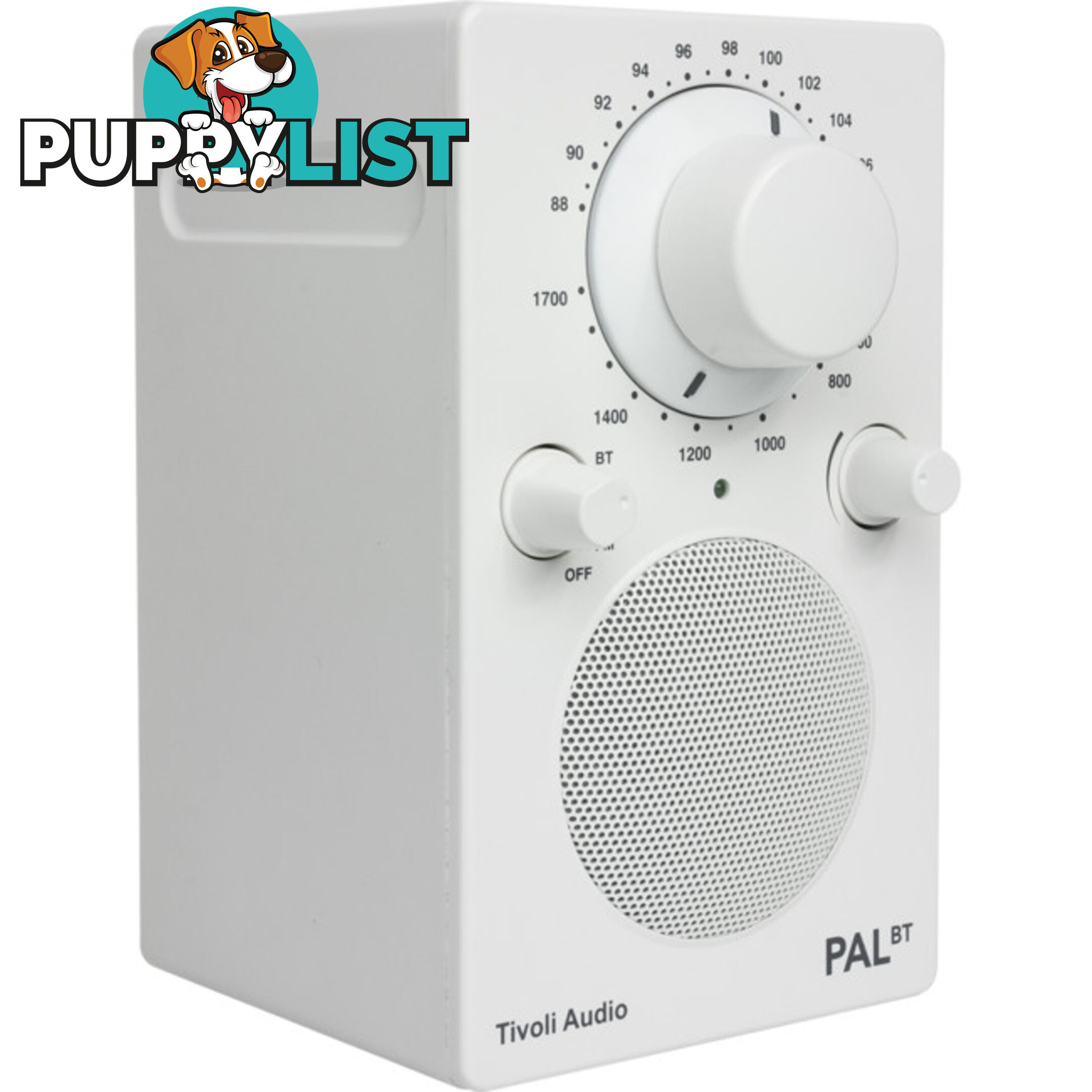 PALBT-WHT BLUETOOTH / FM / AM PORTABLE RADIO - WHITE