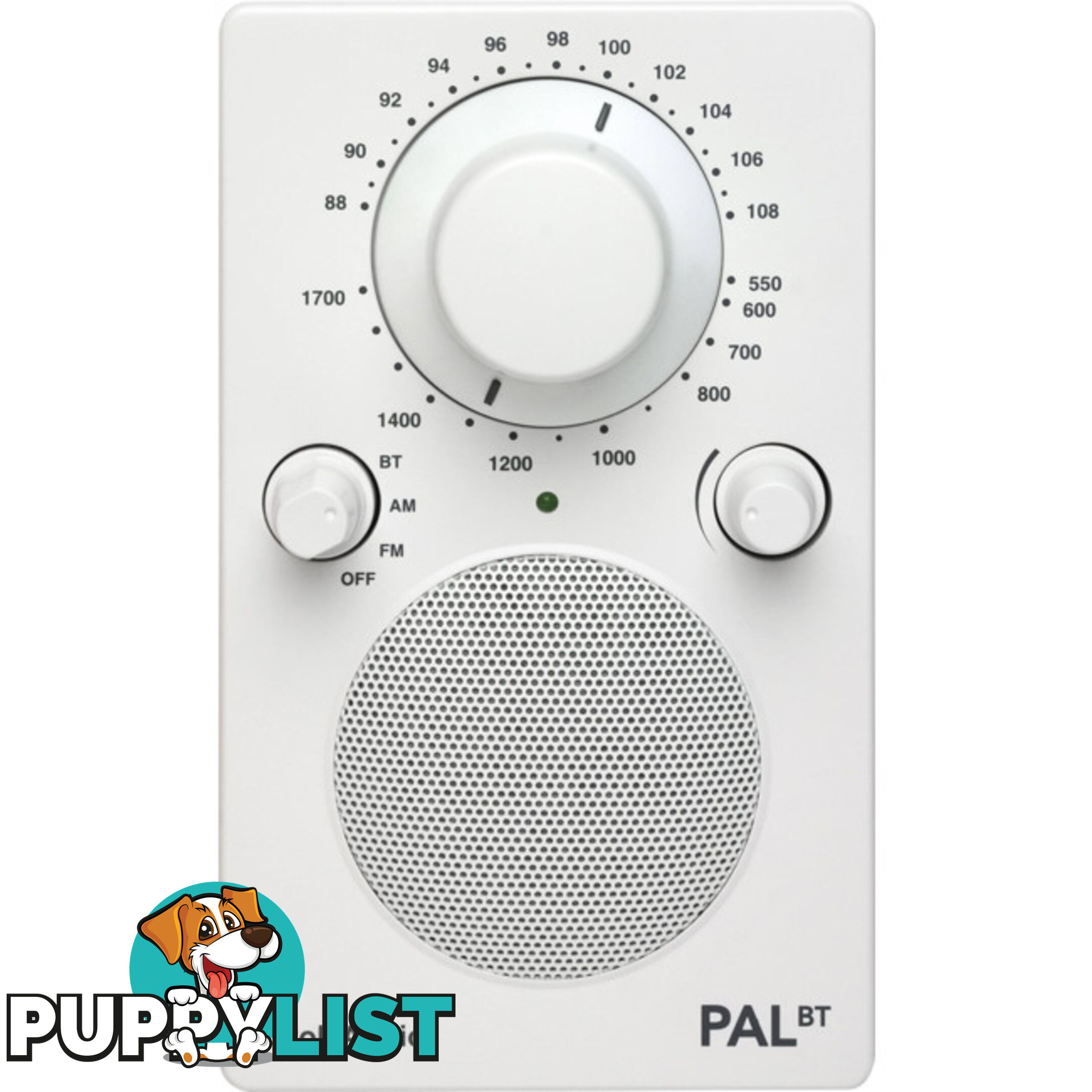 PALBT-WHT BLUETOOTH / FM / AM PORTABLE RADIO - WHITE