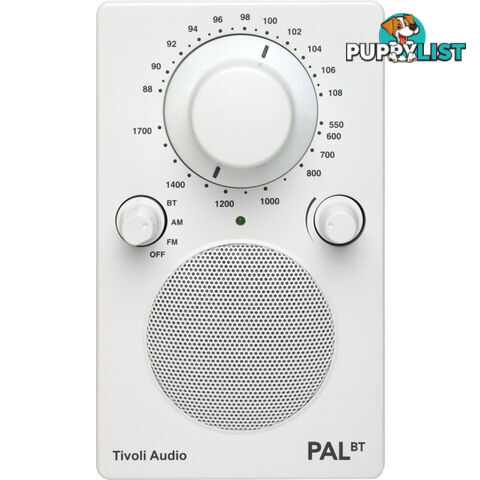 PALBT-WHT BLUETOOTH / FM / AM PORTABLE RADIO - WHITE