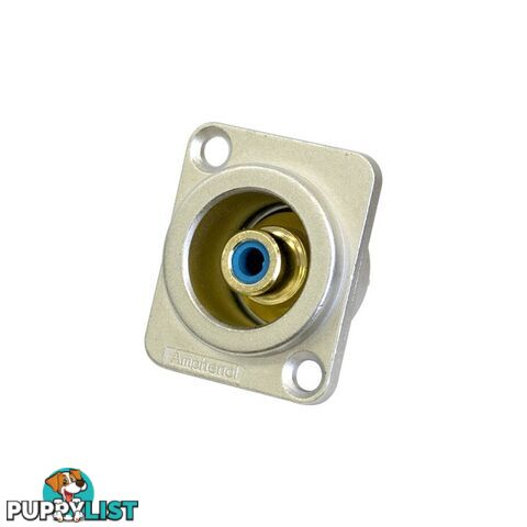 PD3210 RCA D SHELL SOCKET BLUE AMPHENOL