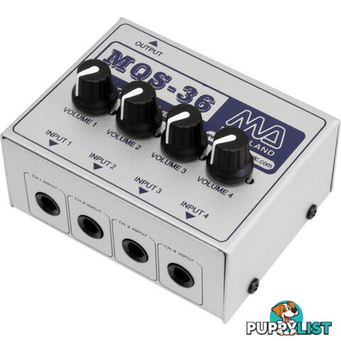 MQS36 4CH PASSIVE MIXER LINE OR INSTRUMENT LEVEL