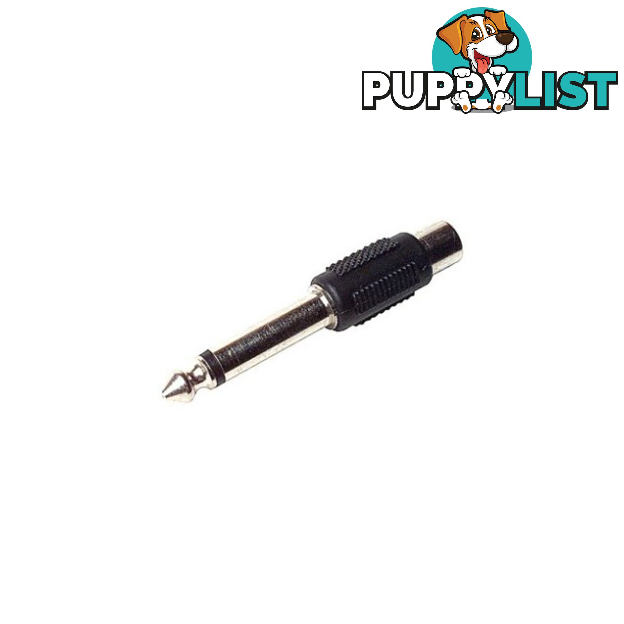 PA1532 6.3MM MONO PLUG TO RCA SOCKET ADAPTOR