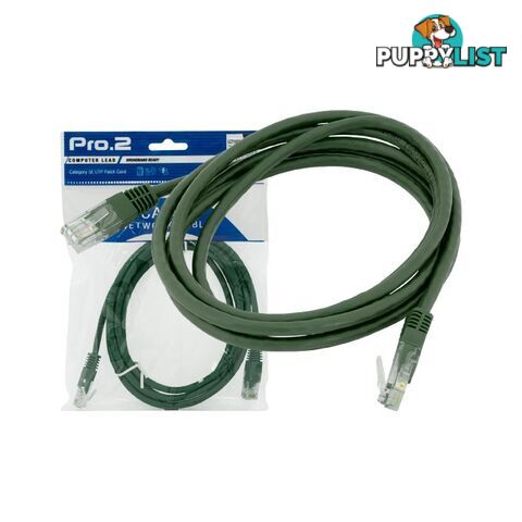 LC7139G 1M GREEN CAT5E PATCH LEAD PRO2