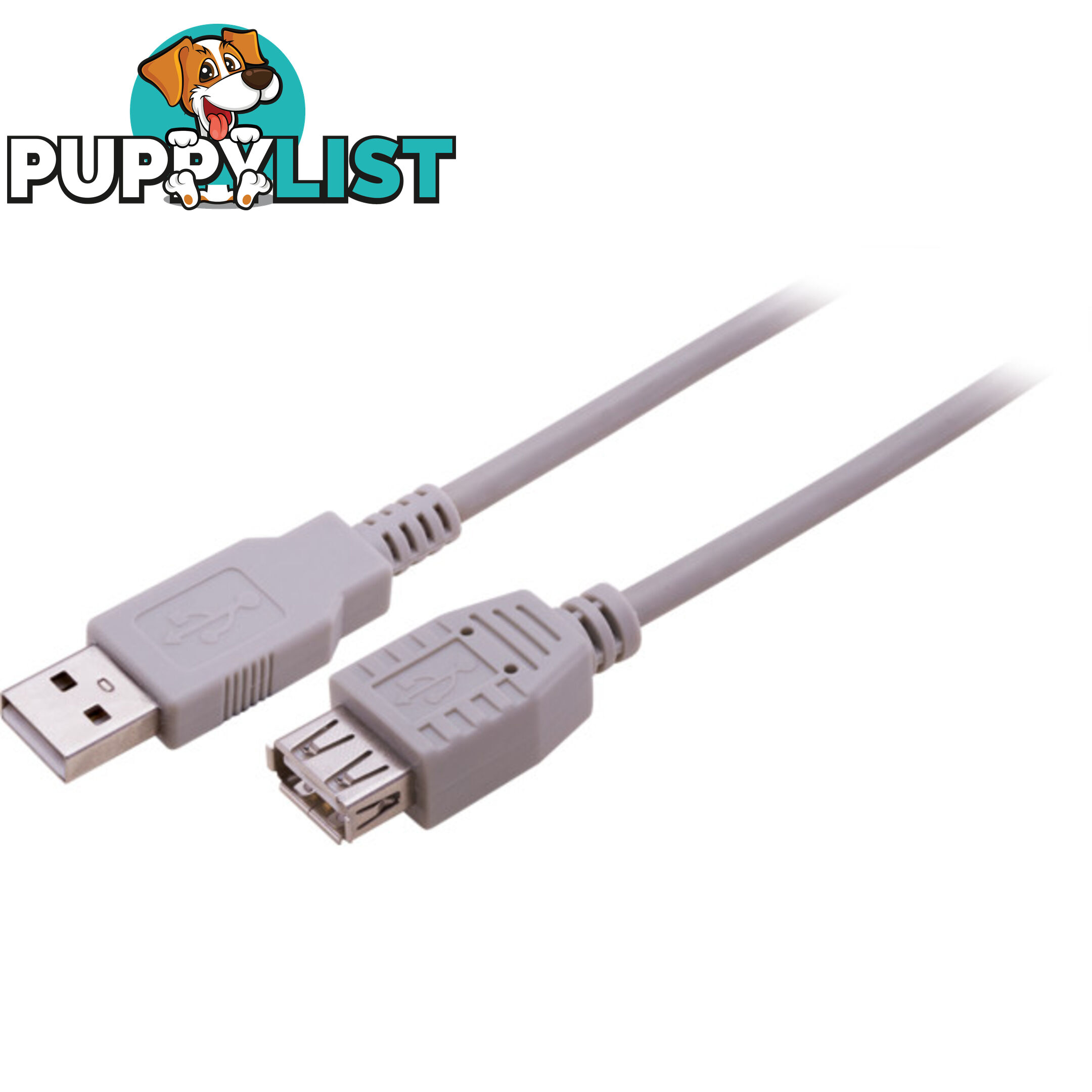 LC7185 USB EXTENSION LEAD - 25CM USB-A PLUG TO USB-A SOCKET