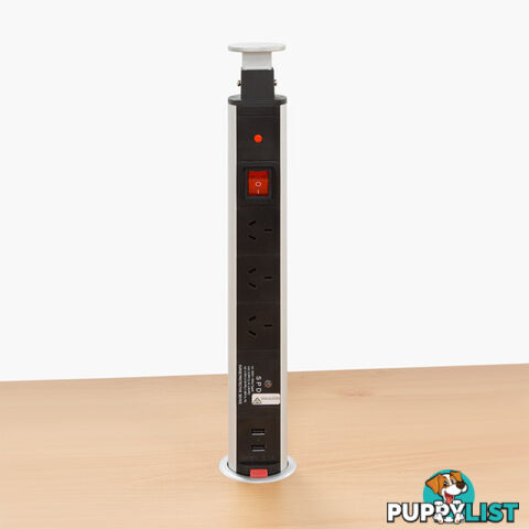 EPS012 DESK TOP POP UP POWER STRIP ERGOVIDA