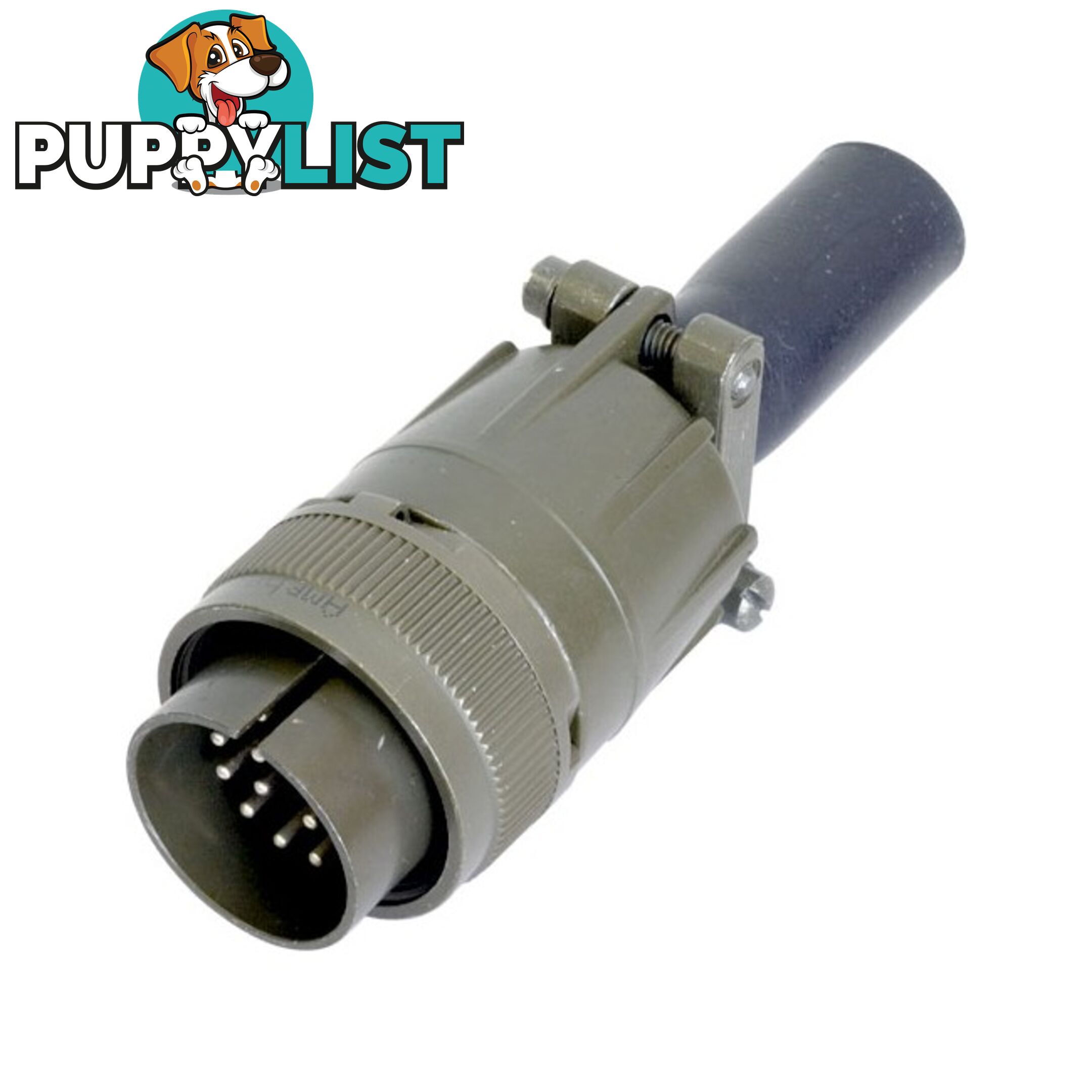 PW4675 17 PIN INLINE PLUG MS97 MILITARY STYLE