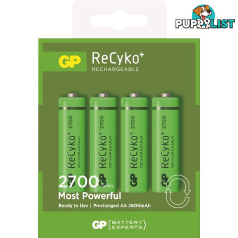 270AAHCB-C4 RECYKO 2600MAH AA BATTERIES 4P 2700 SERIES