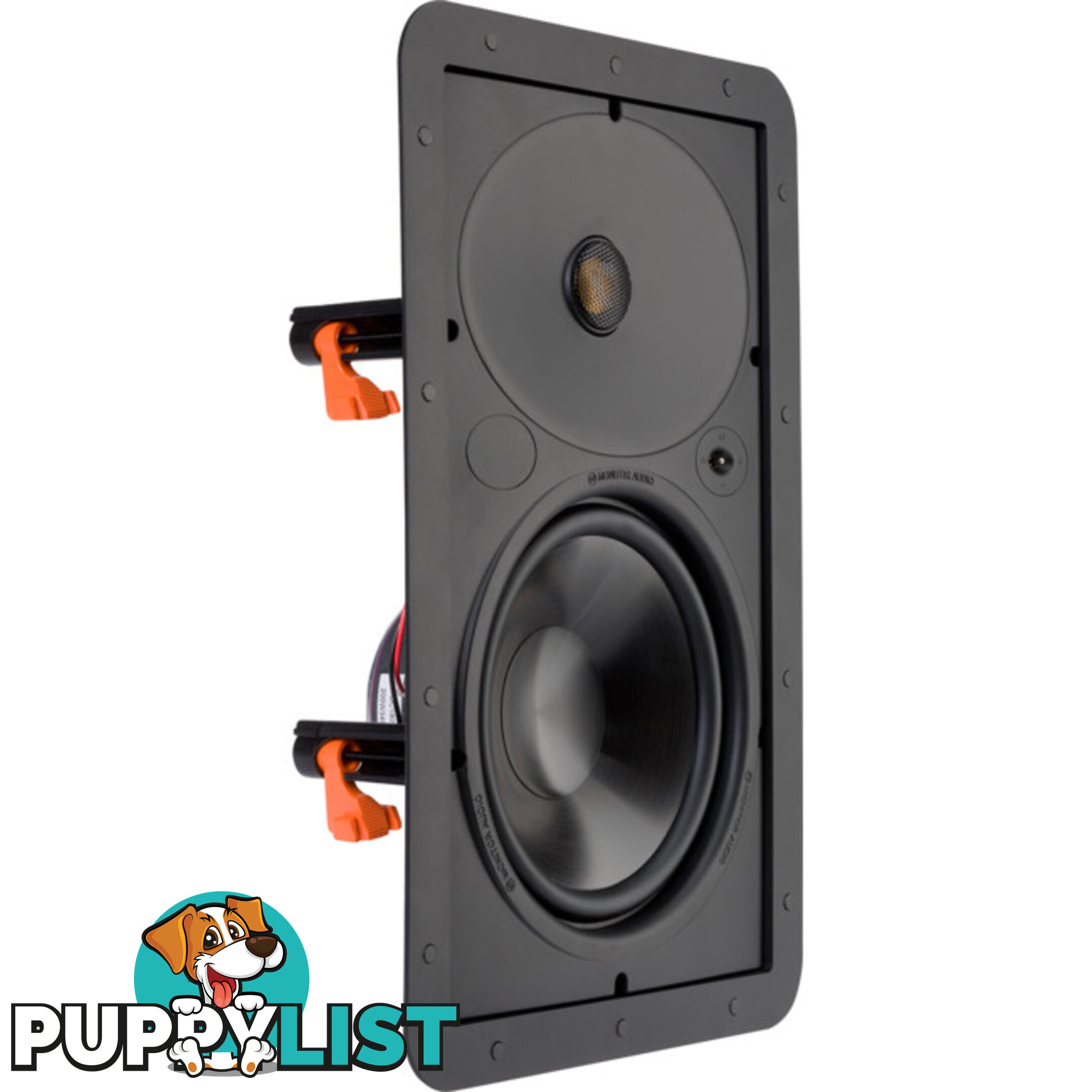 W180 8" 2 WAY IN WALL SPEAKER MMP11 BASS AND C-CAM TWEETER