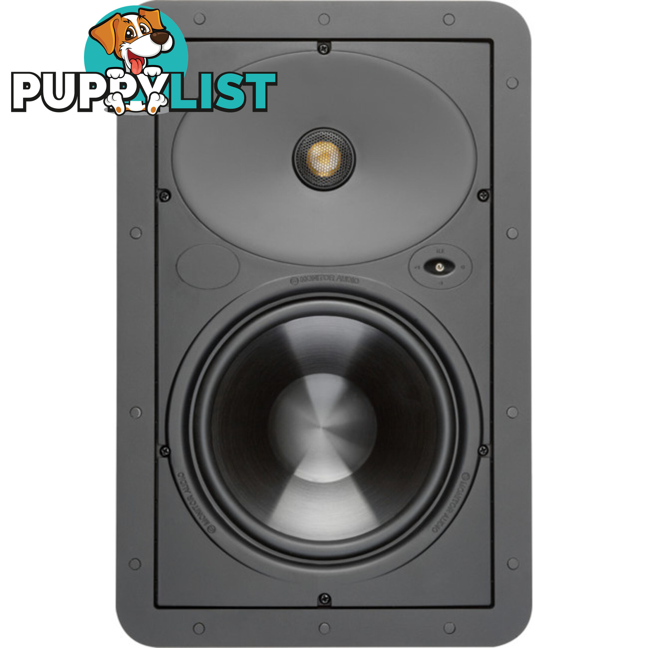 W180 8" 2 WAY IN WALL SPEAKER MMP11 BASS AND C-CAM TWEETER