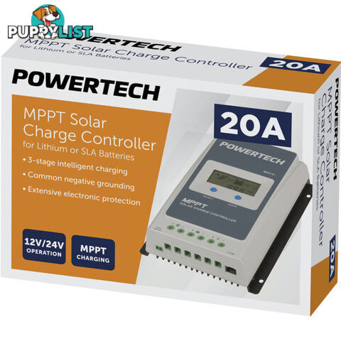 MP3741 20AMP SOLAR CHARGER CONTROLLER MPPT SLA LITHIUM BATTERIES