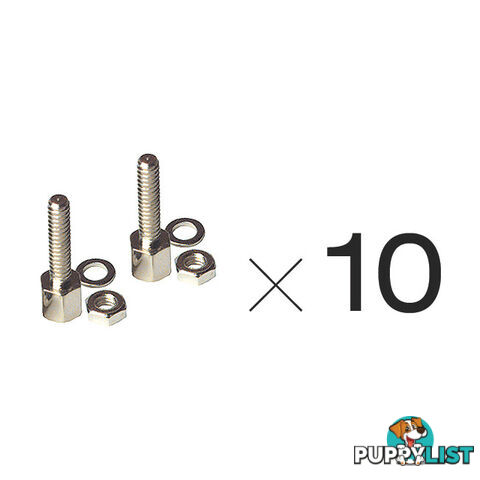 PJ6003 LONG BUSHING 10 PAIRS NUTS M3