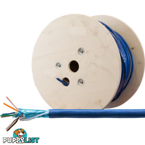 FTPC6ABL-305M F/UTP CAT6A SOLID BLUE CABLE -PER 305M REEL ROLL