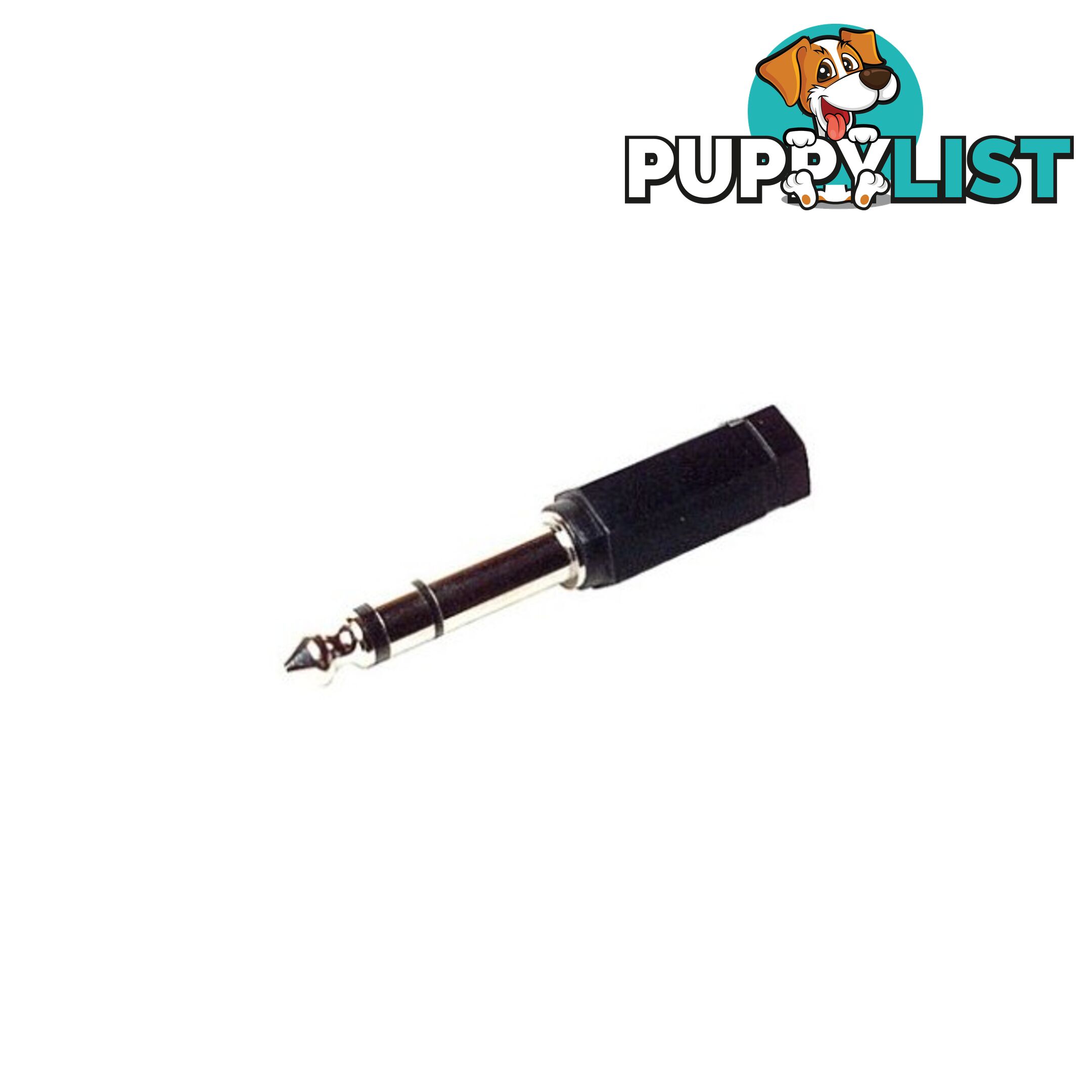 PA1801 6.3MM STEREO PLUG TO 3.5MM STEREO SOCKET ADAPTOR