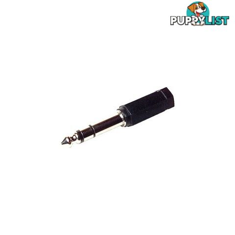 PA1801 6.3MM STEREO PLUG TO 3.5MM STEREO SOCKET ADAPTOR