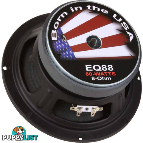 EQ8-8 8 INCH CLOTH SPEAKER-VENTED BASKET 8 INCH MIDBASS, 100W, 8OHM