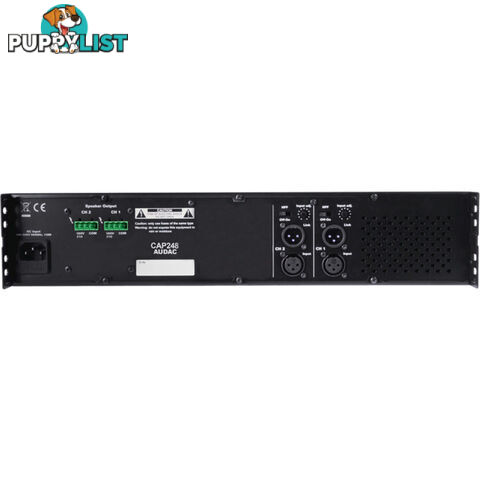 CAP248 2CH 100V- 2X 480W POWER AMP CLASS D - AUDAC