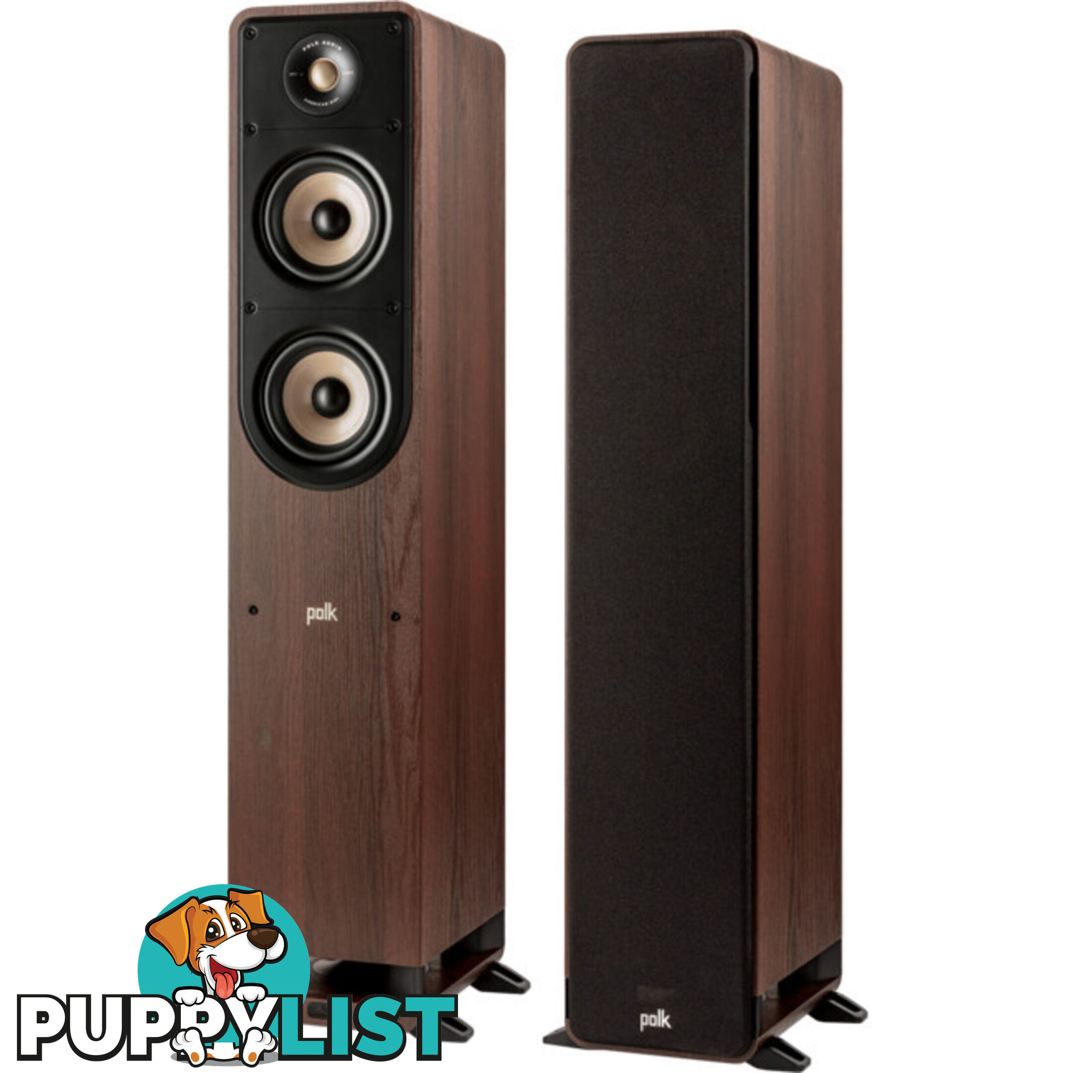 ES50BR SIGNATURE ELITE FLOOR STANDING SPEAKERS 2.5 WAY PAIR - BROWN