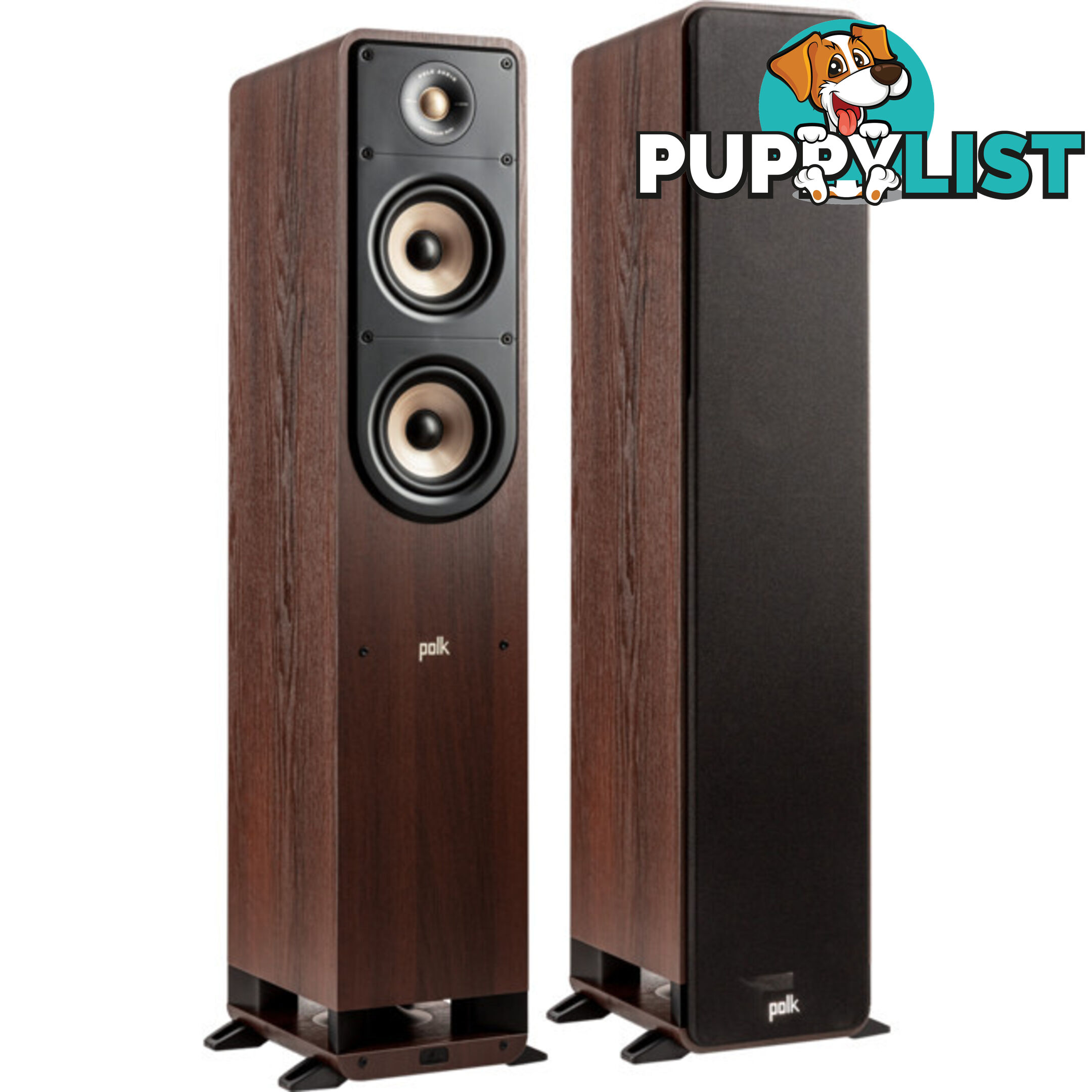 ES50BR SIGNATURE ELITE FLOOR STANDING SPEAKERS 2.5 WAY PAIR - BROWN