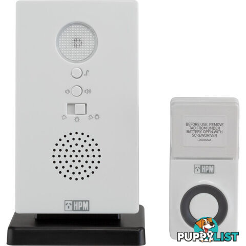 D642/L1 BATTERY WIRELESS DOOR CHIME WITH LED FLASHING INDICATOR