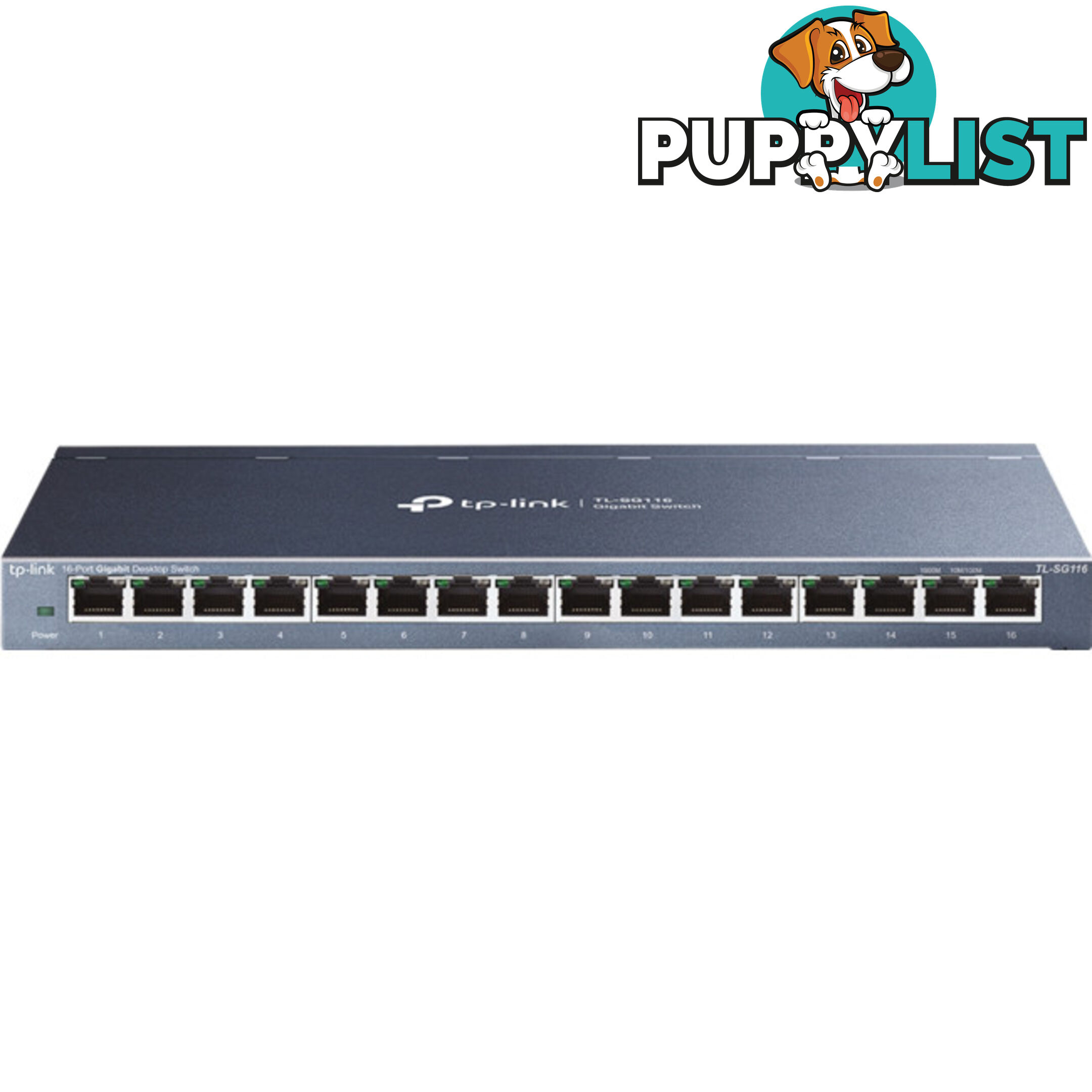 TLSG116 16 PORT GIGA DESKTOP SWITCH