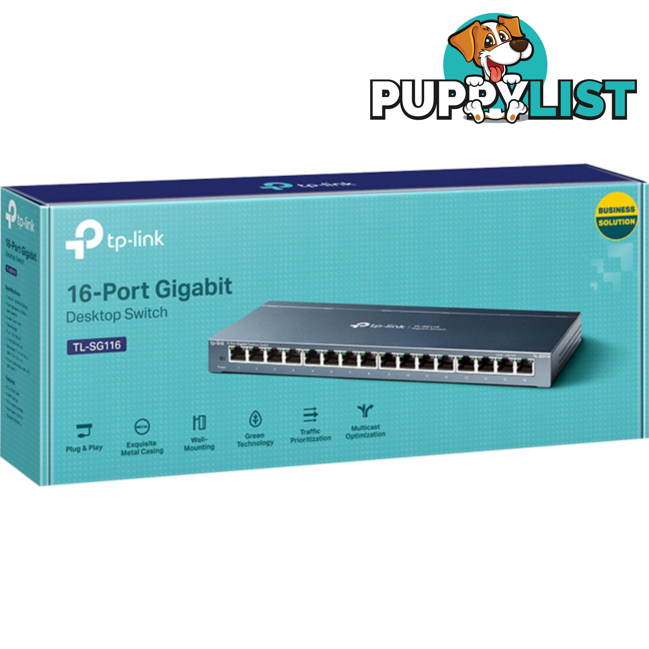 TLSG116 16 PORT GIGA DESKTOP SWITCH