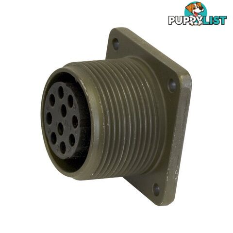 PW4670 10 PIN PANEL MOUNT SOCKET MS97 MILITARY STYLE