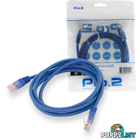 LC7112B 2M BLUE CAT5E PATCH LEAD PRO2