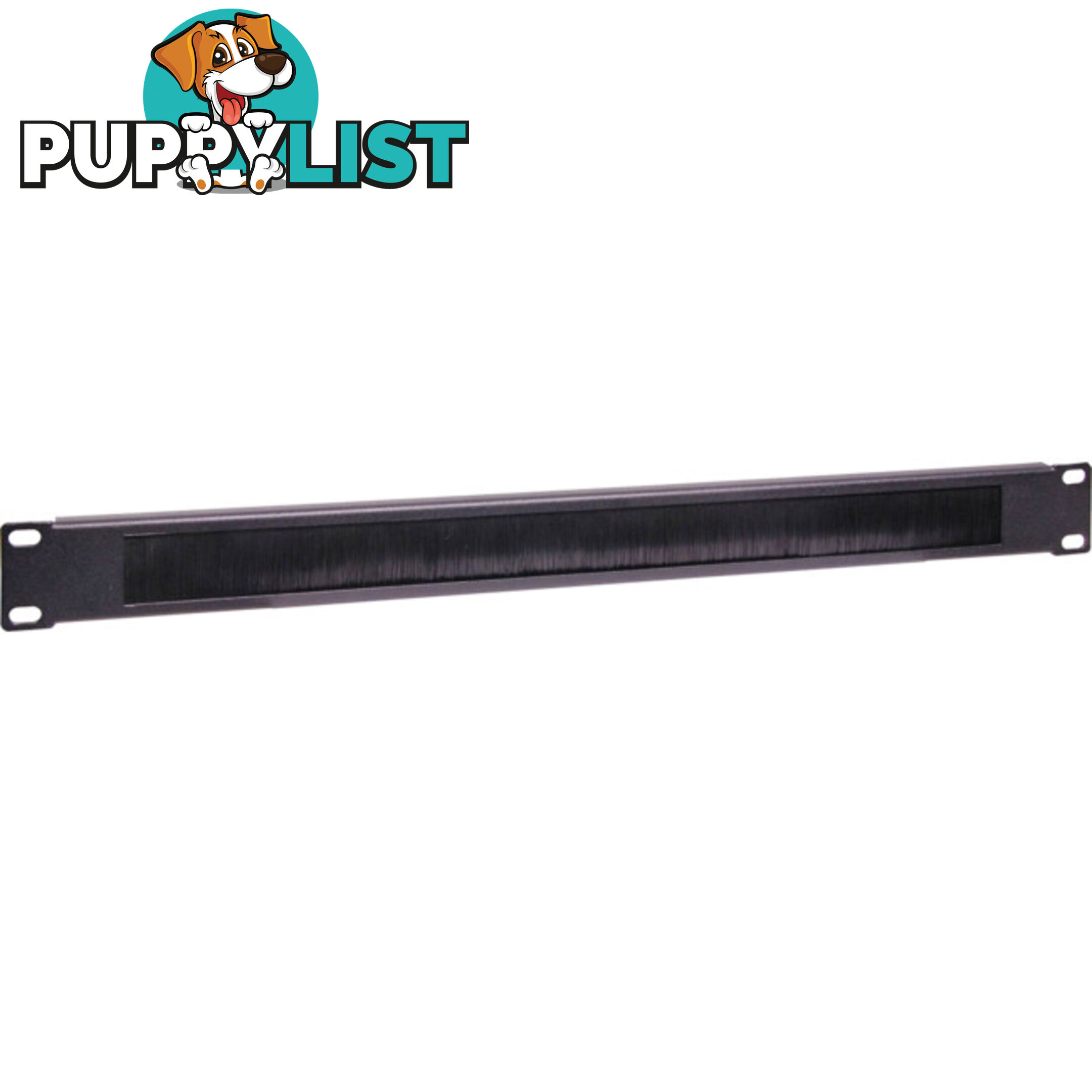 H5179 19" 1U BRUSH ENTRY RACK PANEL