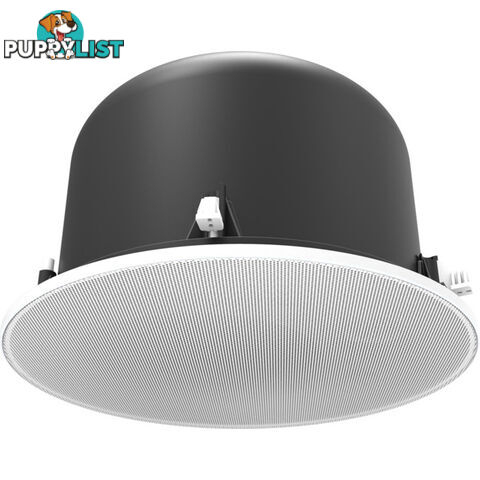 MX6CW 6.5" 70/100V CEILING SPEAKER- WHITE GRILL EDGELESS GRILLE (MX601 EQUIV.)