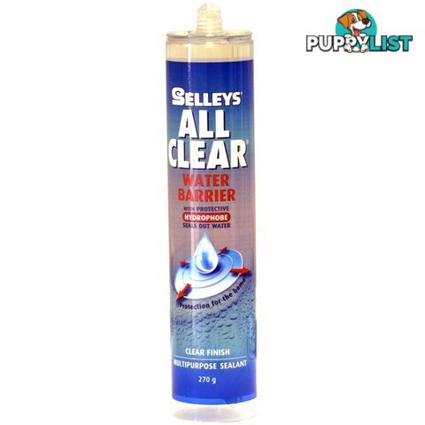 ALLS260 260G ALL CLEAR SEALANT SELLEYS CARTRIDGE