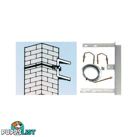 14ECKS SINGLE CHIMNEY MOUNT KIT DIGITEK CM6DZ