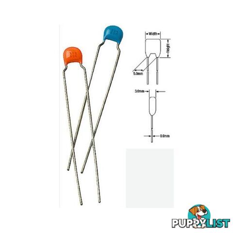 CM.1-50 .1 50V MONOLITHIC CERAMIC CAPACITOR