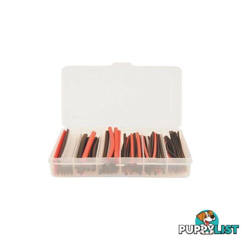 HSP160 160 PIECE HEAT SHRINK PACK PLASTIC STORAGE CASE KIT