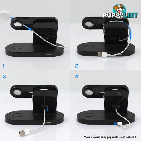 WCS03 3 IN 1 QI CHARGING STAND