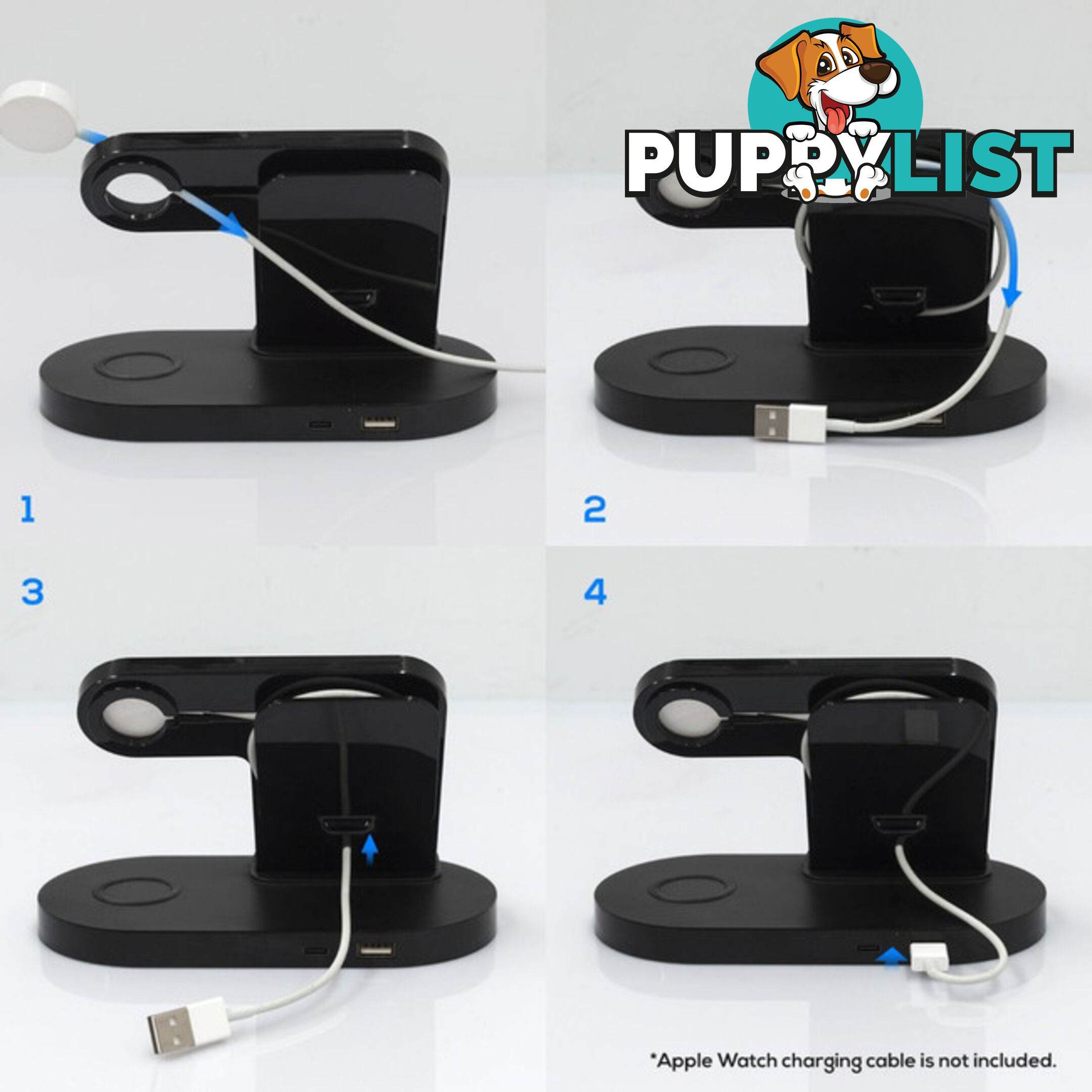 WCS03 3 IN 1 QI CHARGING STAND