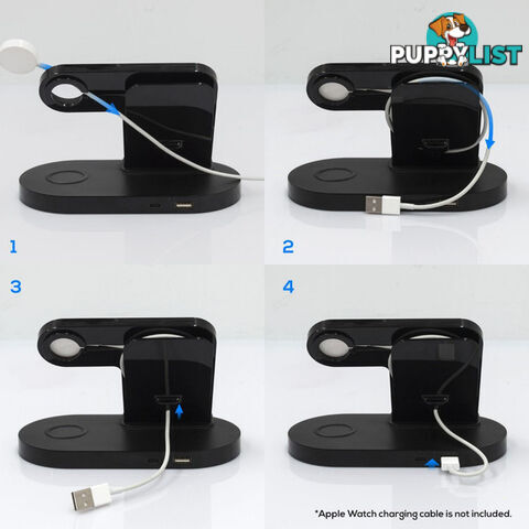 WCS03 3 IN 1 QI CHARGING STAND