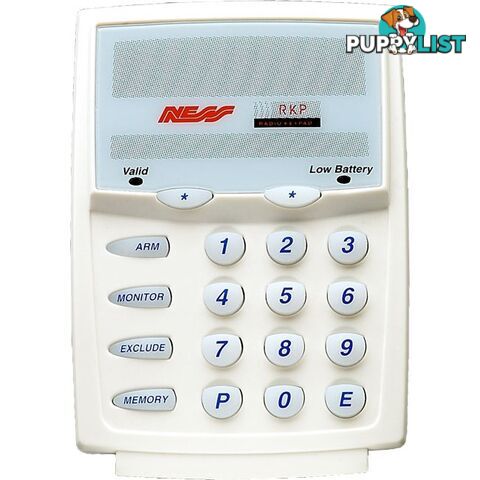 100-001 RADIO CONTROLLED KEYPAD SUITS NESS PANELS WITH 100-200