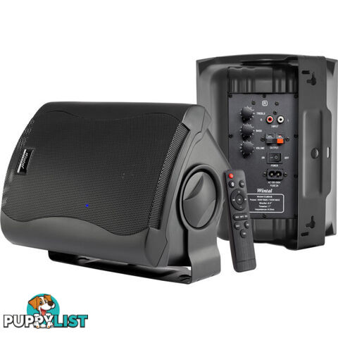 CLB6AB 6" ACTIVE BOX SPEAKERS WITH BLUETOOTH RENAMING BLACK 60W RMS 130W MAX