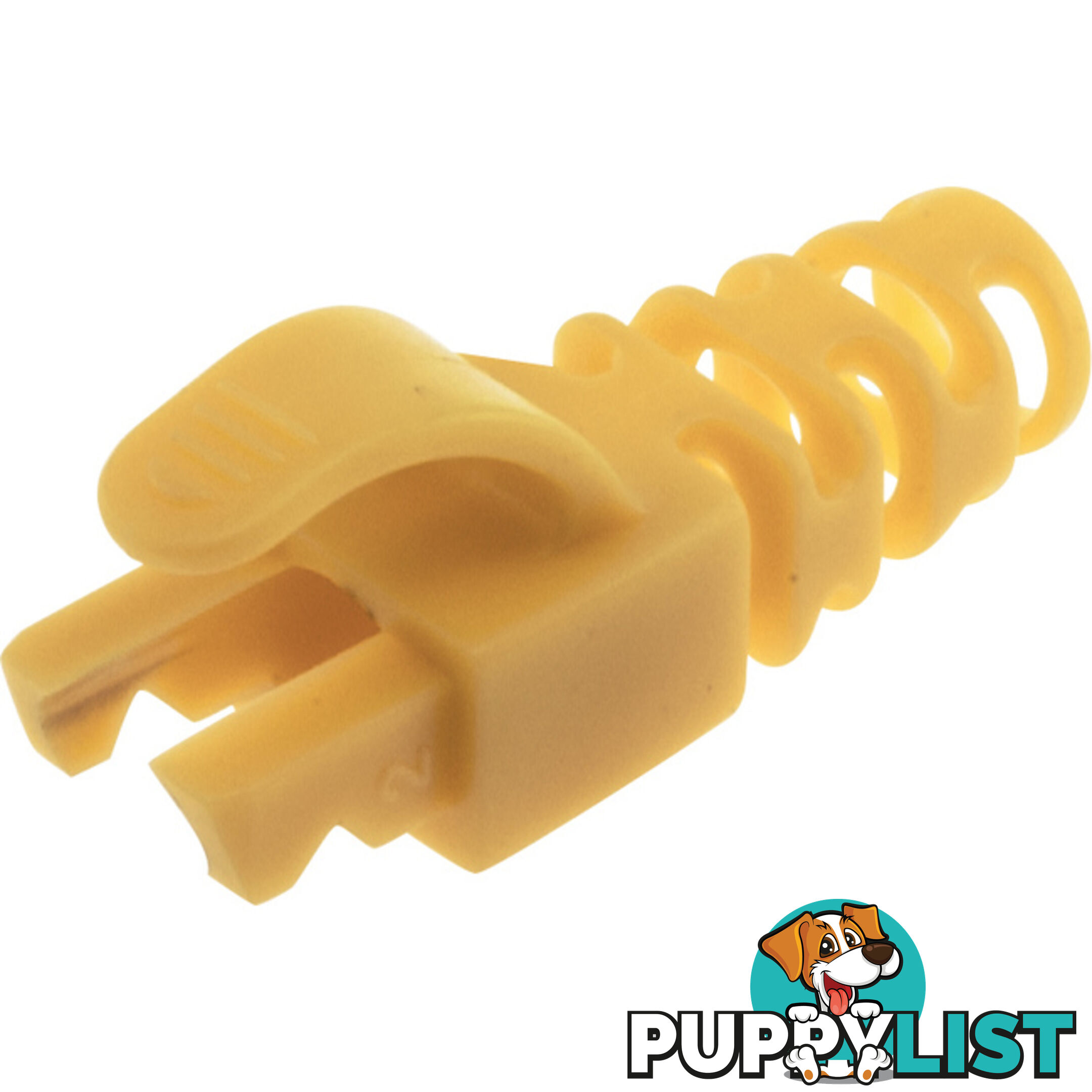 PK4035 6.5MM YELLOW RJ45 RUBBER BOOT FOR CAT5E/6 STYLE A