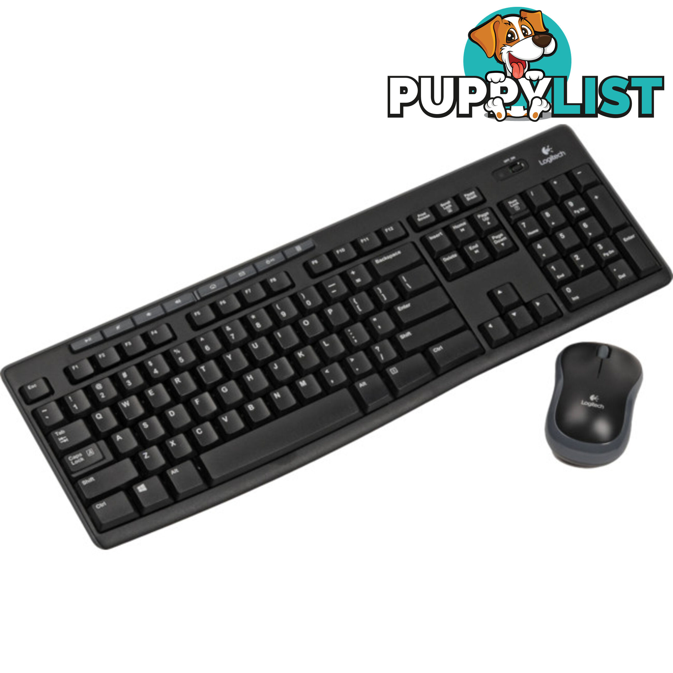 MK270R COMPACT WIRELESS DESKTOP COMBO KEYBOARD & MOUSE - LOGITECH