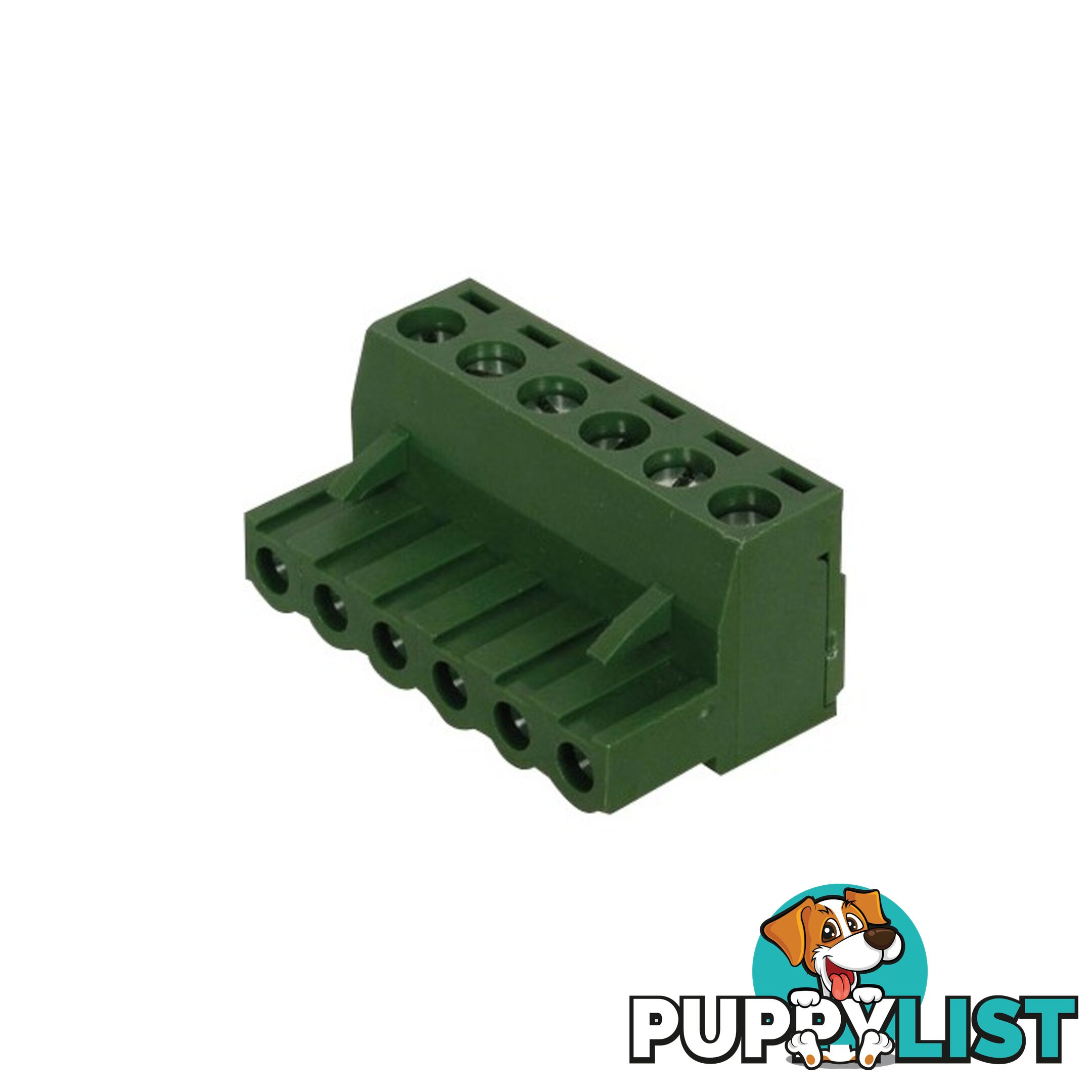 PM1206 6 WAY PHOENIX CONNECTOR 6 PIN GREEN PLUG