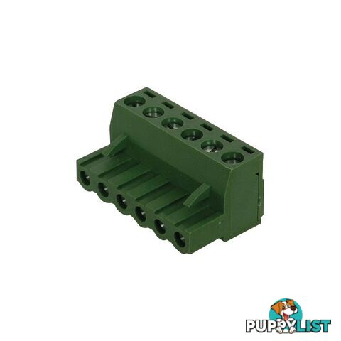 PM1206 6 WAY PHOENIX CONNECTOR 6 PIN GREEN PLUG