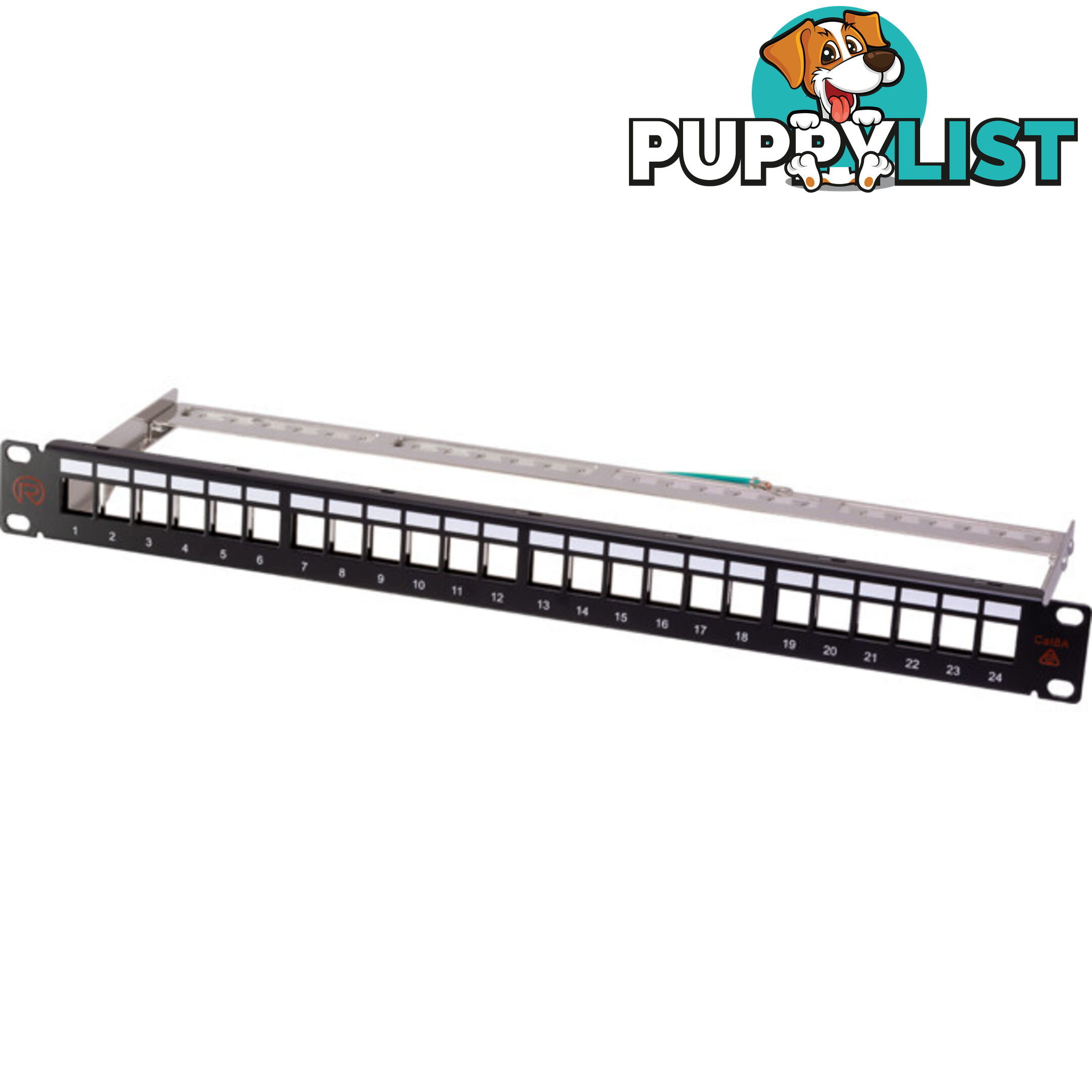 RJO6APP 24PORT CAT6A SHIELD UNLOADED PANEL