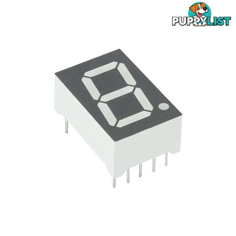 FND500 0.5" 7-SEGMENT LED DISPLAY COMMON CATHODE WHITE