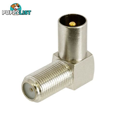 PA5128 RIGHT ANGLE PAL PLUG- F SOCKET ADAPTOR 'F'