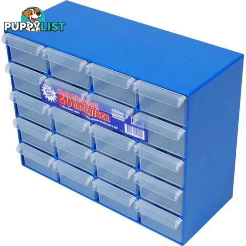 1H051 20 DRAWER STORAGE CABINET SPART PARTS - FISCHER PLASTIC