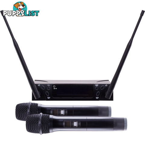 UHF203E DUAL CH UHF PLL WIRELESS MIC SYSTEM KIT WIRELESS 654-694MHZ