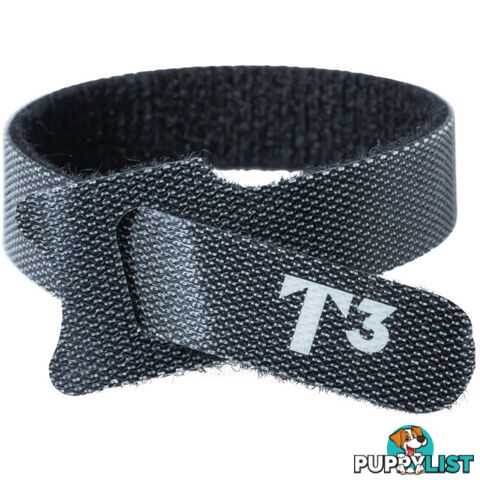 T3CS50BLK HOOK AND LOOP CABLE STRAP PACK OF 50 REUSABLE