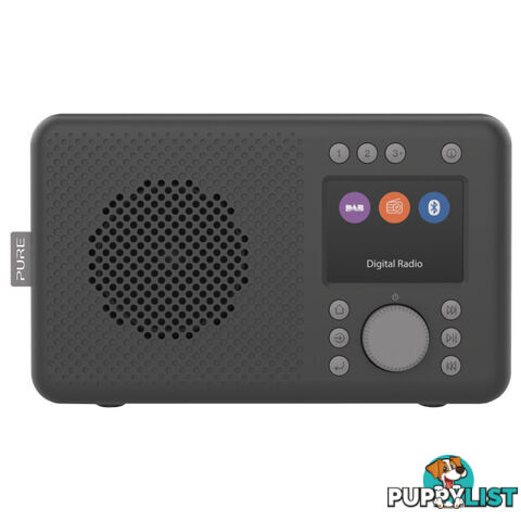 ELANDABCH PORTABLE DAB+ RADIO WITH BT CHARCOAL